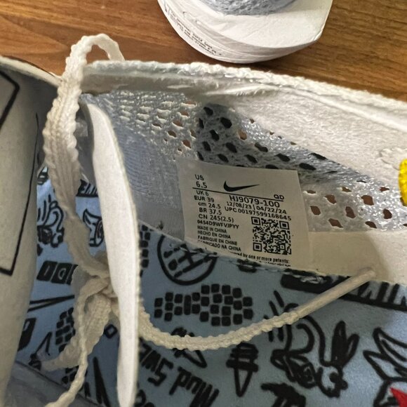 Nike ZoomX Vaporfly 3 Psychic Blue HJ9079-100 Men's 6.5 / Women's 8 Running Shoe - Picture 9 of 9